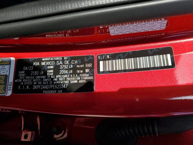 3KPF24AD7PE625347 KIA FORTE LX
