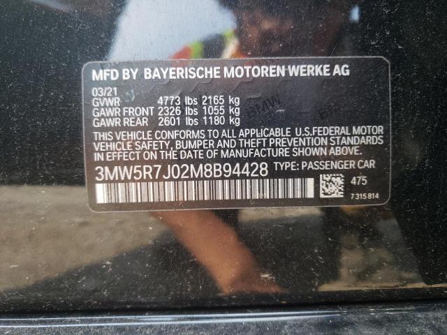 3MW5RJ02M8B94428 BMW 330XI