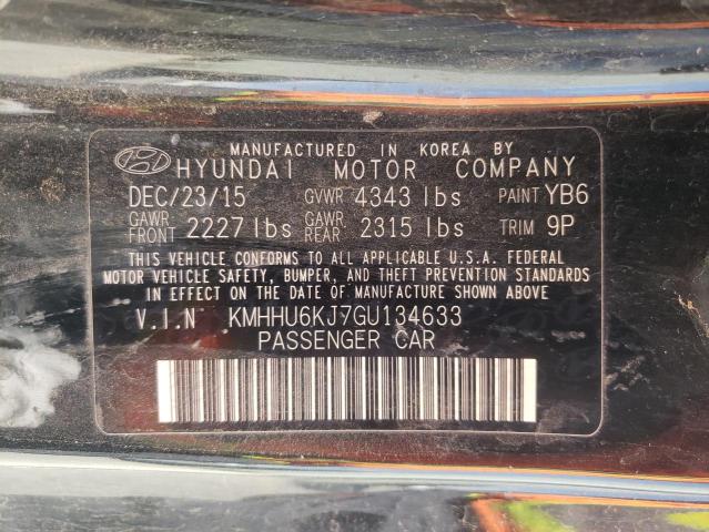 2016 HYUNDAI GENESIS CO - KMHHU6KJ7GU134633