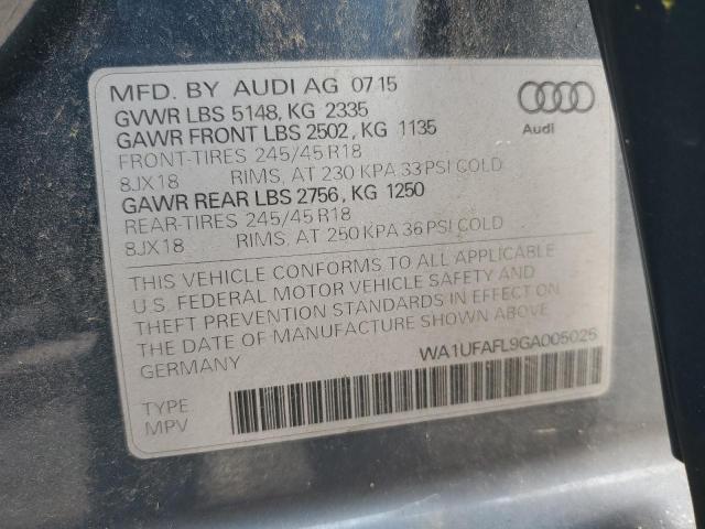 VIN WA1UFAFL9GA005025 2016 Audi A4, Premium Plus no.13