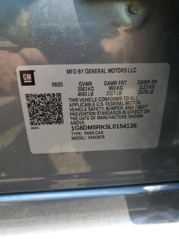 1G6DM5RK5L0154136 Cadillac CT5 LUXURY