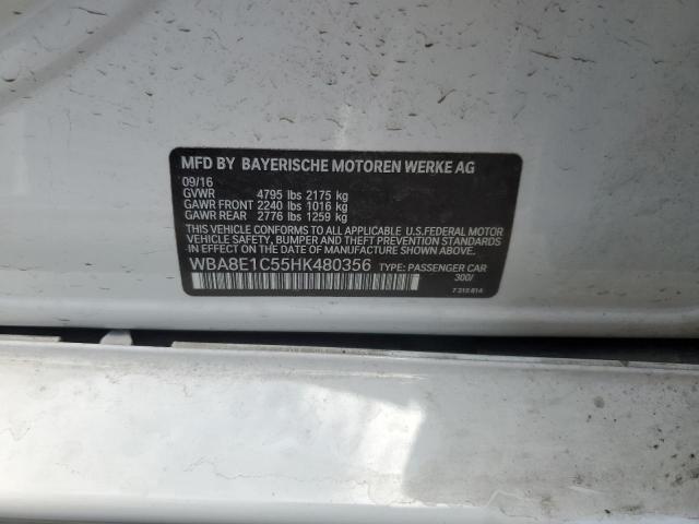 2017 BMW 330E - WBA8E1C55HK480356