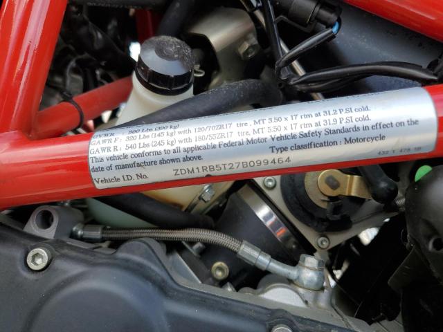 2007 DUCATI MONSTER S4 ZDM1RB5T27B099464