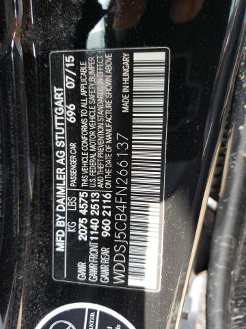 WDDSJ5CB4FN266137 Mercedes-Benz Cla 45 Amg