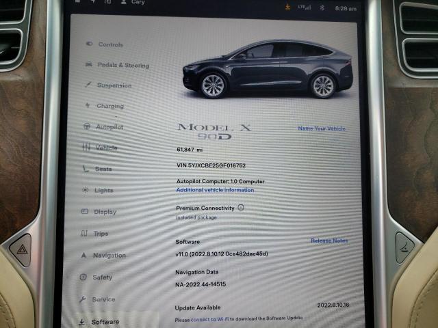 5YJXCBE25GF016752 Tesla MODEL X