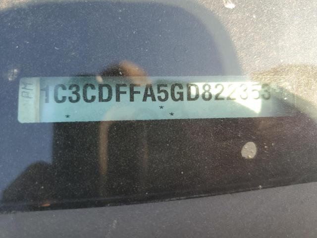 1C3CDFFA5GD822353 Dodge Dart Sxt Sport