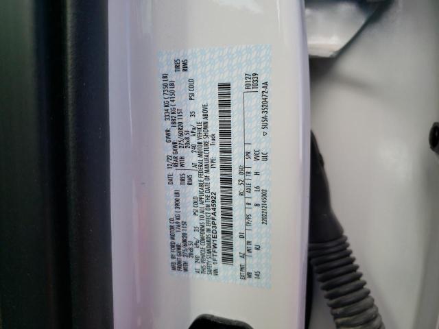 1FTFW1ED3PFA45922 Ford F150 Supercrew