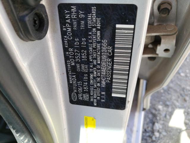 KMHCT4AE0FU913666 Hyundai ACCENT GLS