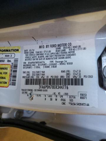 3FA6P0H78ER344776 Ford FUSION SE
