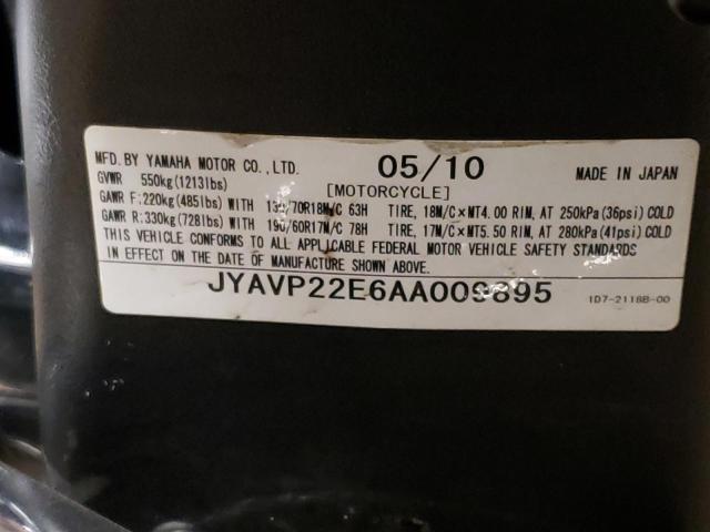 2010 YAMAHA XV1900 CT JYAVP22E6AA009895