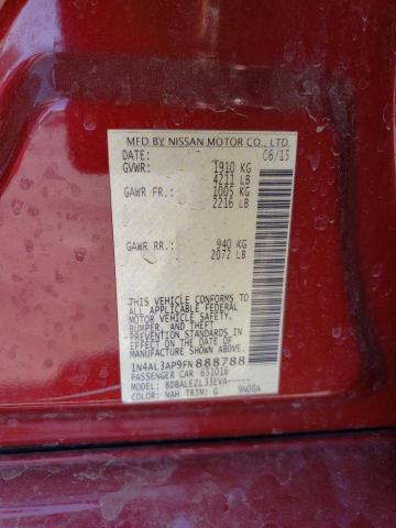 1N4AL3AP9FN888788 Nissan ALTIMA 2.5