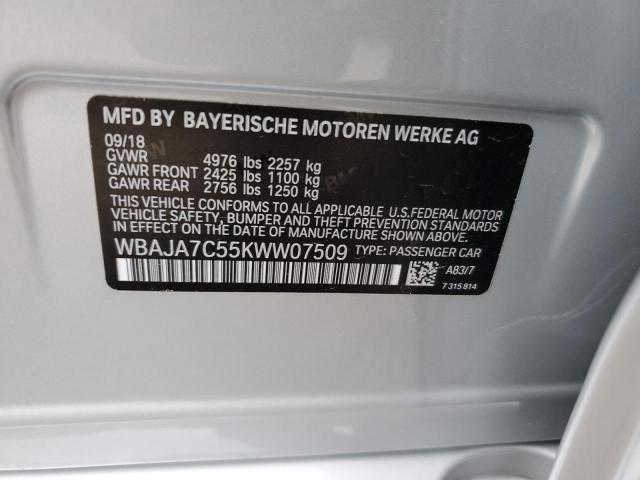 2019 BMW 530 XI - WBAJA7C55KWW07509