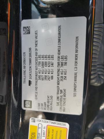1GKS2DKT9MR388286 GMC YUKON DENALI