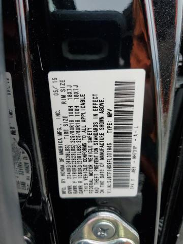 5J6TF1H59FL001845 Honda Crosstour Exl