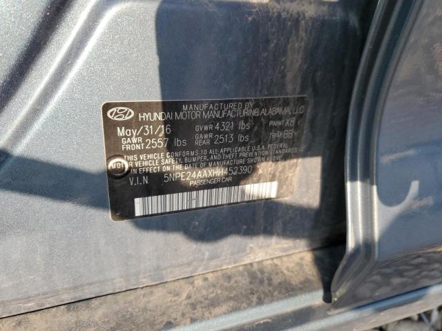 5NPE24AAXHH452390 Hyundai SONATA ECO