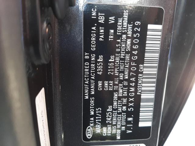 5XXGM4A70FG460529 KIA Optima Lx