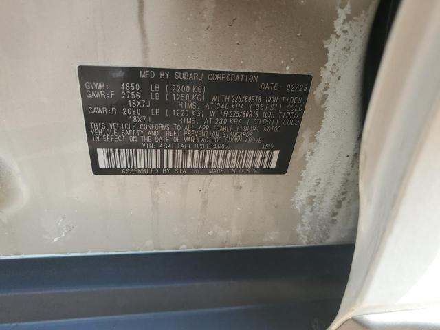 4S4BTALC1P3184607 Subaru Outback Onyx Edition