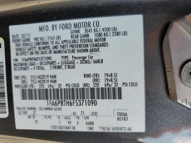 1FA6P8TH6F5371090 Ford MUSTANG