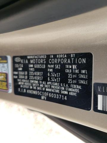 KNDMB5C10F6033714 KIA SEDONA LX