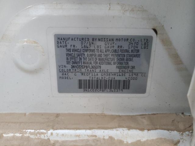 3N1CE2CP8FL365379 Nissan Versa Note S