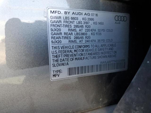 WA1LAAF77HD024055 2017 AUDI Q7 - Image 13