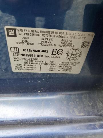 2016 GMC SIERRA K15 - 3GTU2NEC2GG114020
