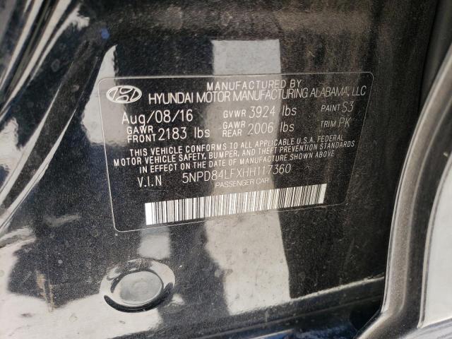 2017 HYUNDAI ELANTRA SE - 5NPD84LFXHH117360