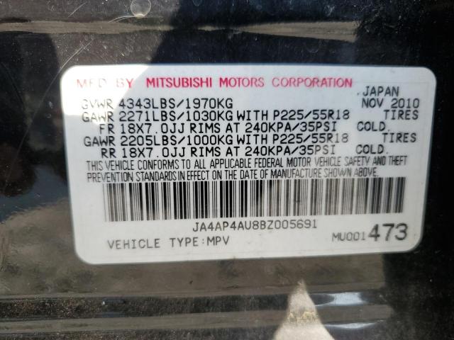 2011 Mitsubishi Outlander Sport Se VIN: JA4AP4AU8BZ005691 Lot: 64685983