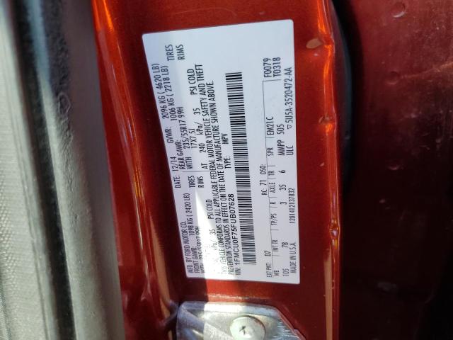 1FMCU0F75FUB07628 Ford ESCAPE S