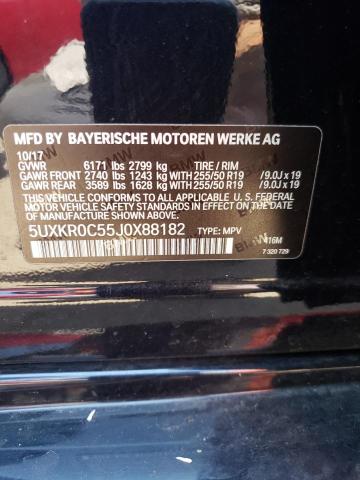 5UXKR0C55J0X88182 2018 BMW X5, photo no. 12