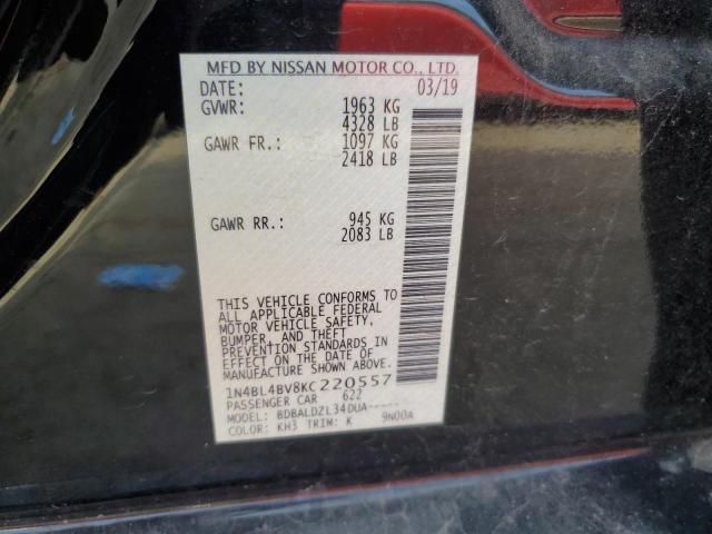 1N4BL4BV8KC220557 Nissan ALTIMA S