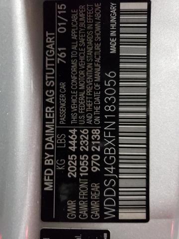 WDDSJ4GBXFN183056 Mercedes-Benz CLA 250 4MATIC