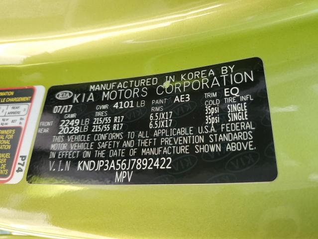 KNDJP3A56J7892422 KIA SOUL +