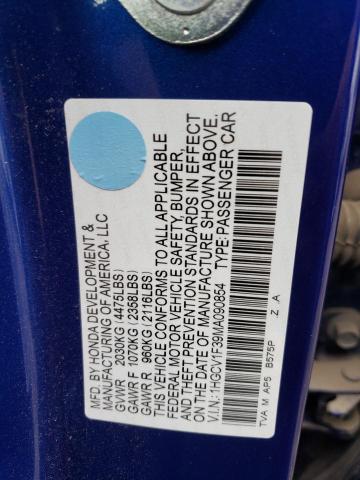 2021 HONDA ACCORD SPO - 1HGCV1F39MA090854