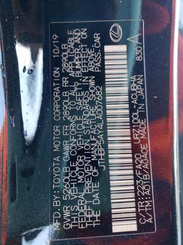 2020 LEXUS LC 500 JTHBP5AY4LA007682