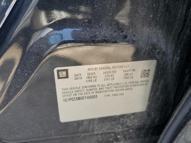 1G1PC5SB6E7458263 Chevrolet CRUZE LT