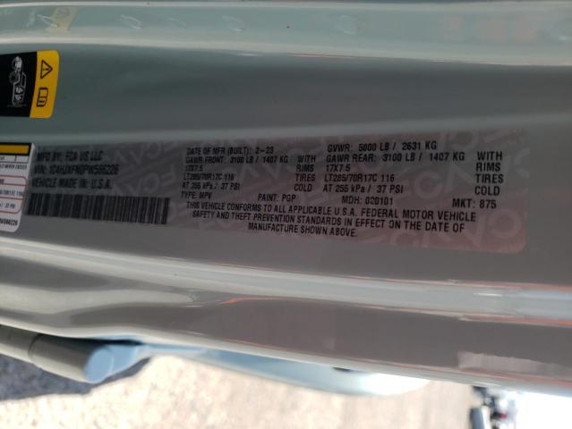 1C4HJXFN0PW566226 Jeep Wrangler Rubicon