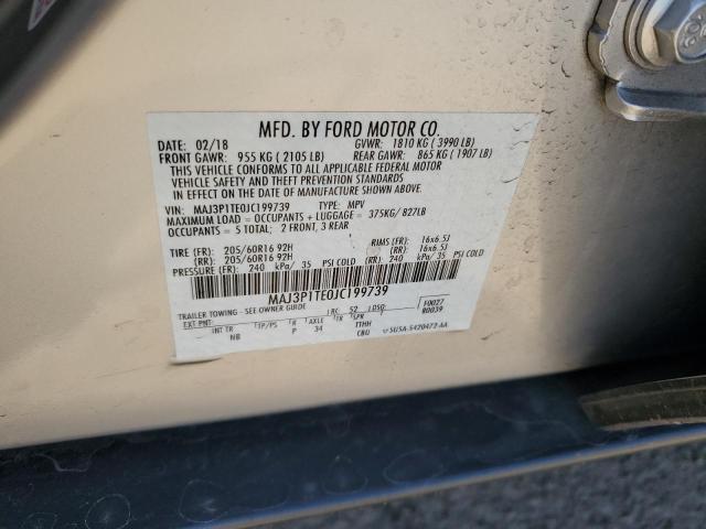 MAJ3P1TE0JC199739 Ford Ecosport Se