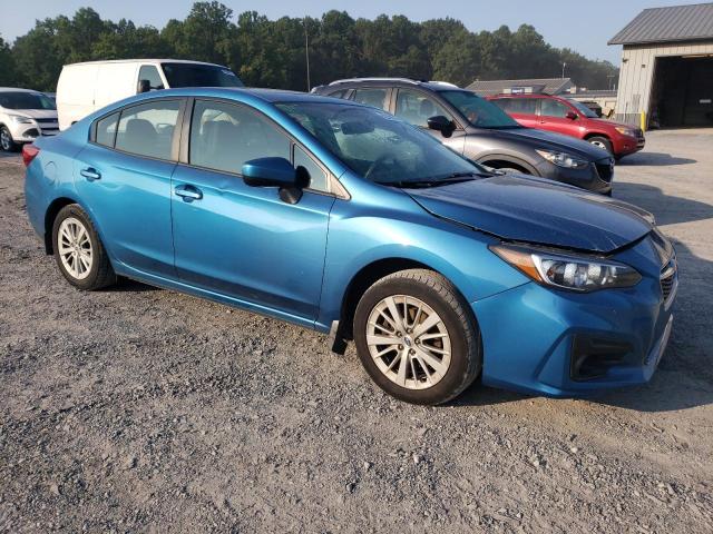 VIN: 4S3GKAD67J3611883 Auction: COPART Lot: 62359373 Location: PA - YORK HAVEN 4S3GKAD67J3611883 SUBARU IMPREZA 2018 BLUE Photo 4
