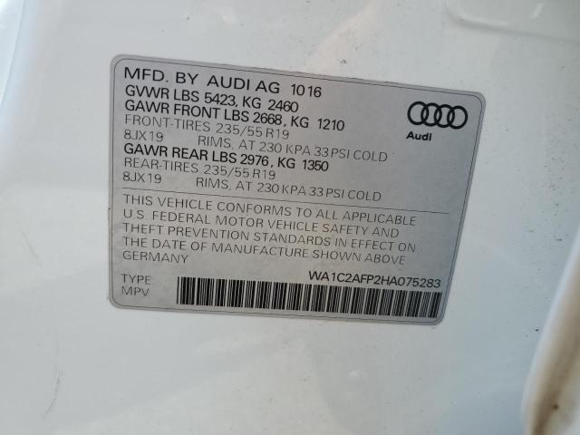 WA1C2AFP2HA075283 2017 AUDI Q5, photo no. 13