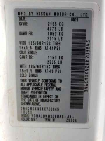 3N6CM0KN2KK703845 Nissan NV200 2.5S