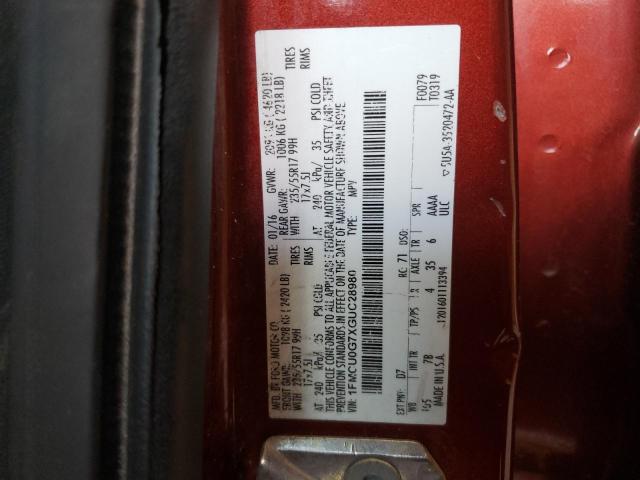1FMCU0G7XGUC28980 Ford ESCAPE SE