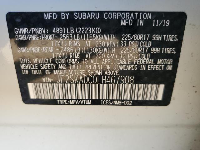 JF2SKADC0LH467908 Subaru Forester