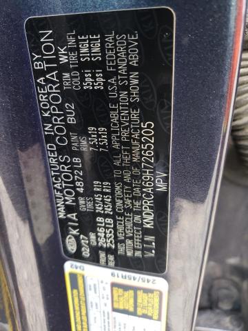 KNDPRCA69H7265205 KIA Sportage Sx