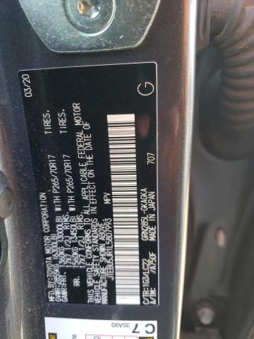 2020 TOYOTA 4 RUNNER - JTEBU5JR1L5807993