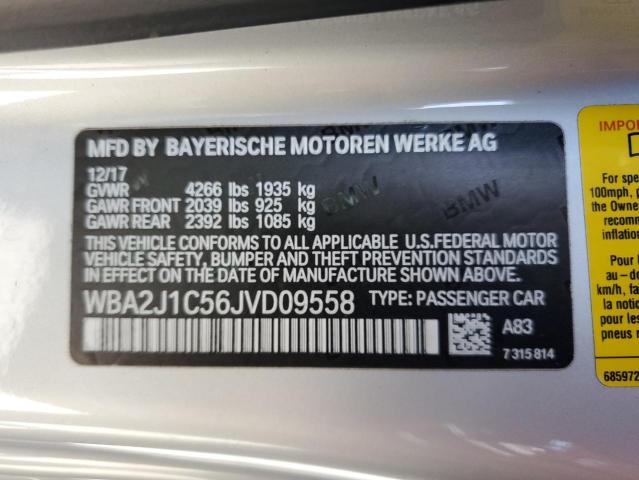 VIN WBA2J1C56JVD09558 2018 BMW 2 Series, 230I no.12