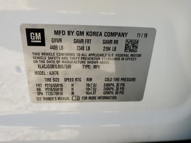 KL4CJGSB1LB057599 Buick Encore ESS 13