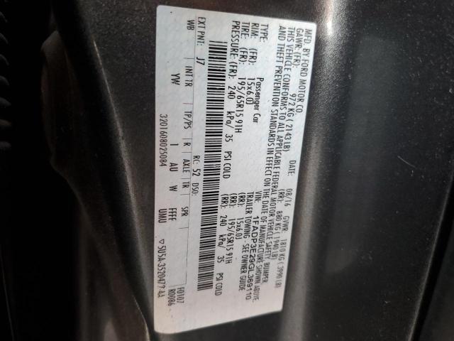 1FADP3E29GL369110 Ford FOCUS S