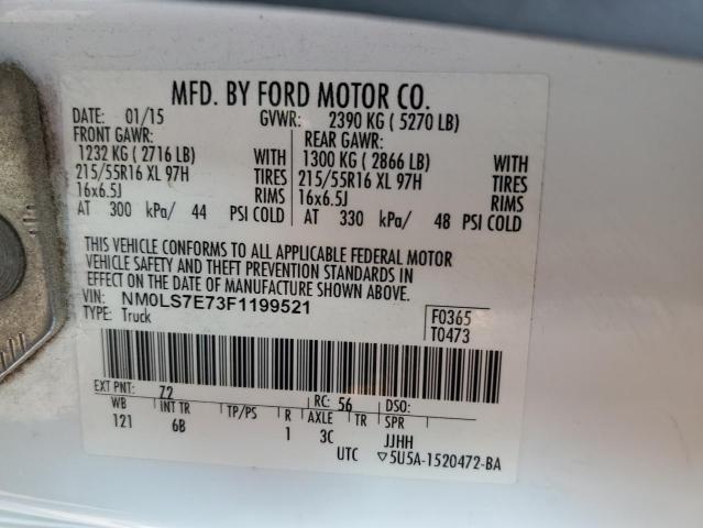 NM0LS7E73F1199521 Ford Transit Connect Xl