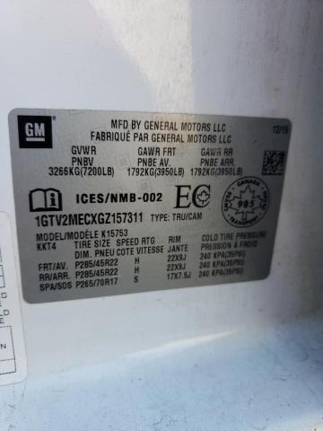 1GTV2MECXGZ157311 GMC Sierra K1500 Sle